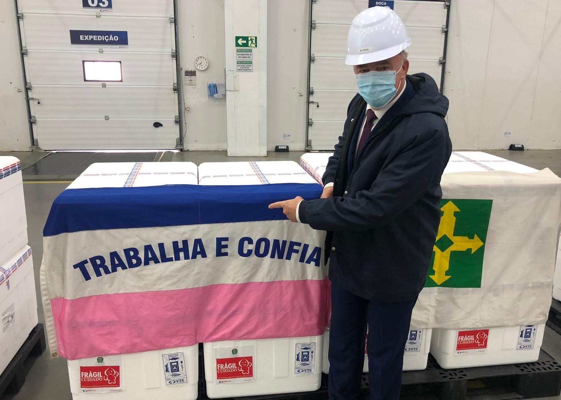 Vacinação iniciará pelo hospital Jayme Santos Neves
