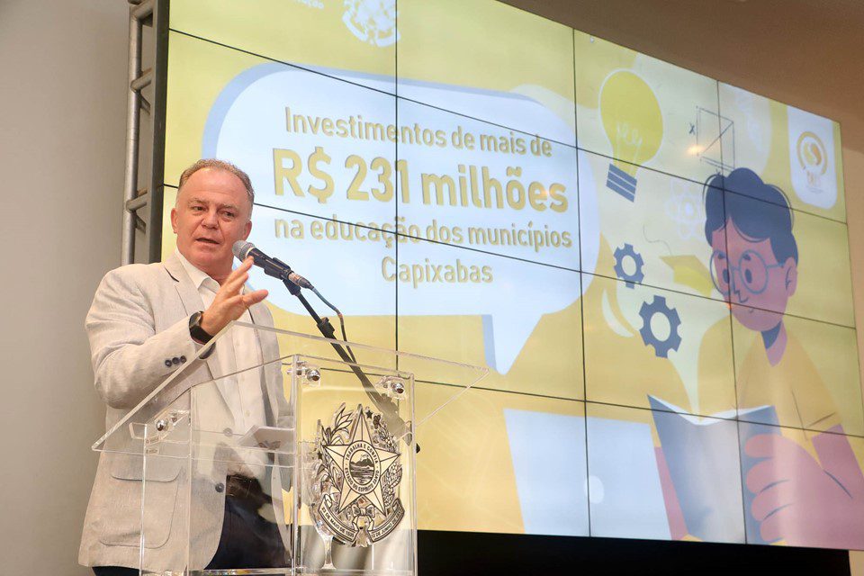 Governo do ES destina mais de R$ 231 milhões aos municípios para investimentos em Educação