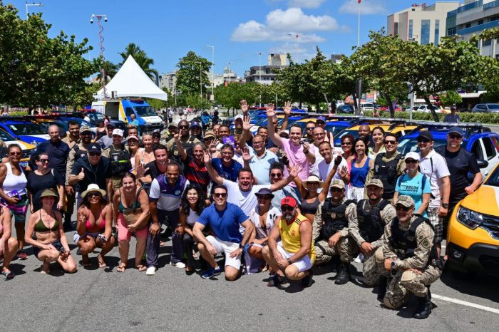 Mais Agilidade: Prefeito de Vitória entrega mais 18 veículos para a Guarda da capital