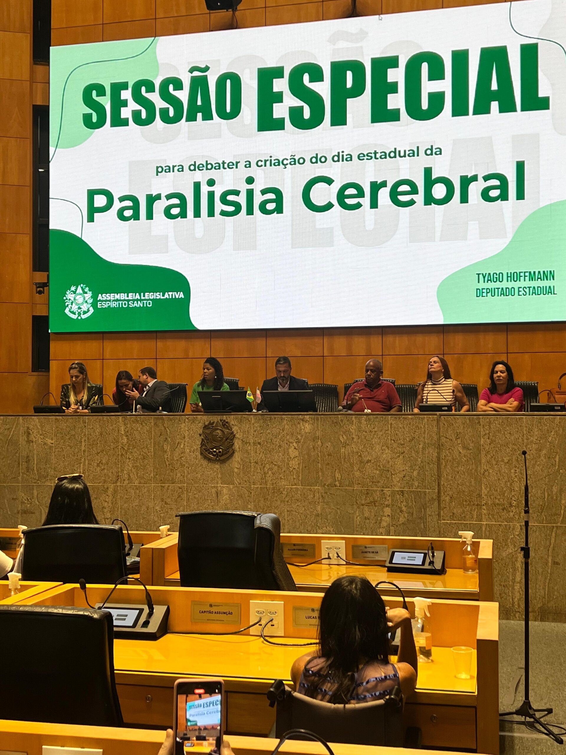 Iniciativa do Deputado Estadual Tyago Hoffmann para debater a criação do dia Estadual da Paralisia Cerebral