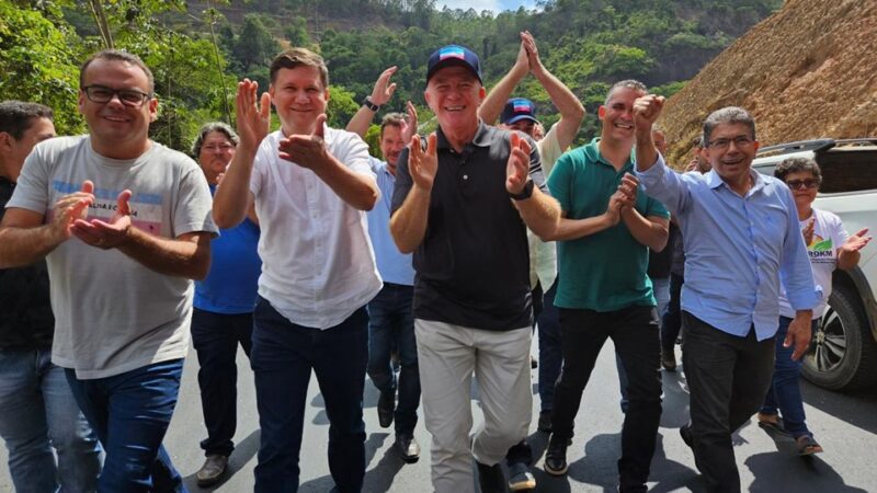 Governador visita obras de estradas e entrega projetos concluídos em Baixo Guandu