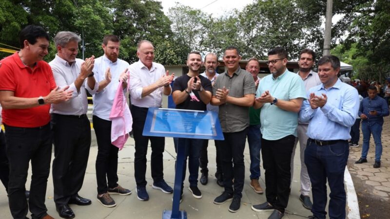 Governo do Estado inaugura obras de ampliação do Esgotamento Sanitário de Viana