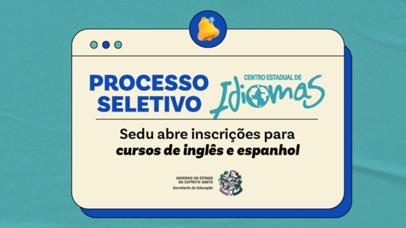 Inscrições para cursos de Inglês e Espanhol terminam na próxima sexta-feira (23)
