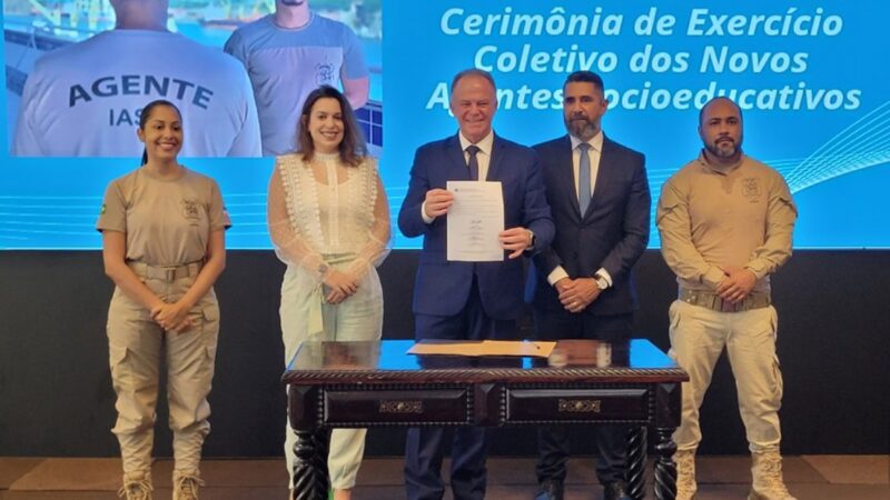 Solenidade marca início das atividades dos novos agentes socioeducativos do Iases