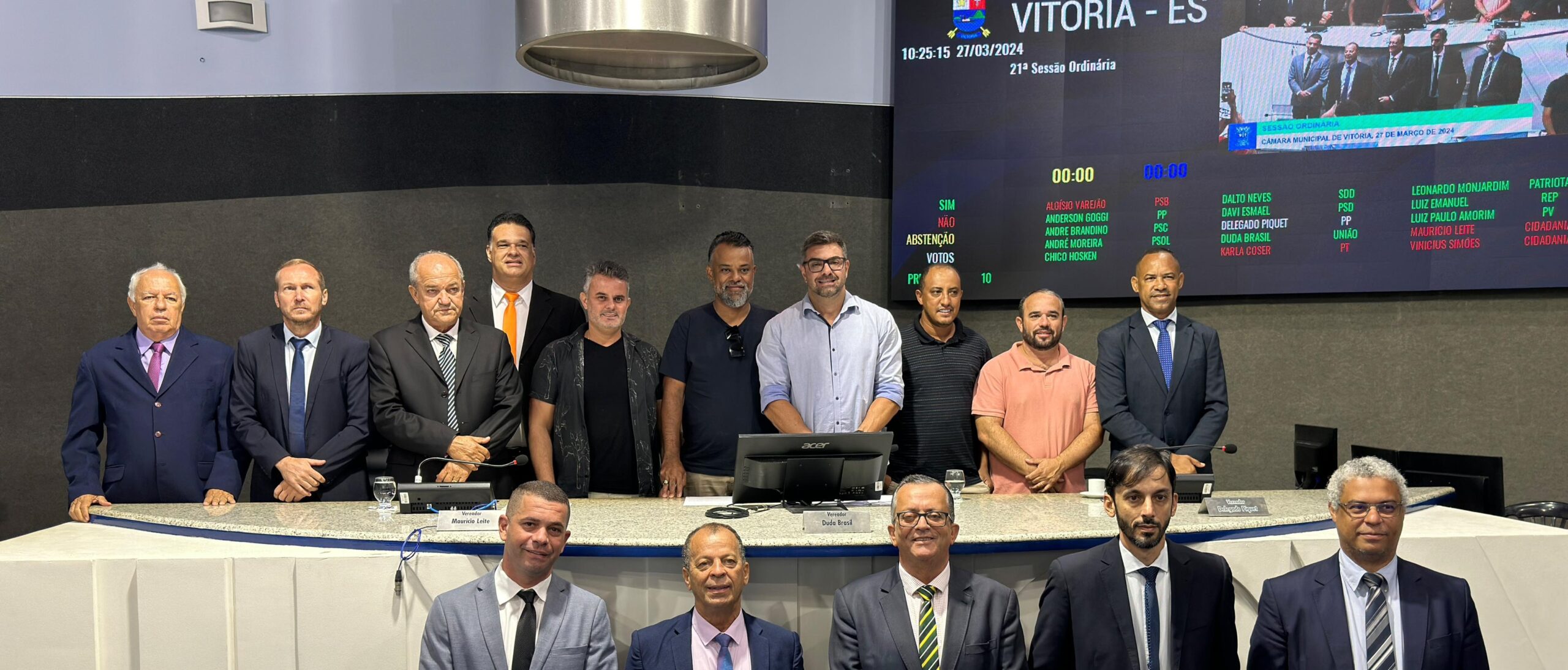 Vereadores de Itabirito-MG visitam a Câmara de Vitória