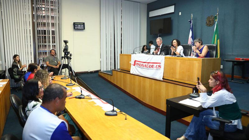 Reivindicações do Sindsaúde são Apresentadas na Ales