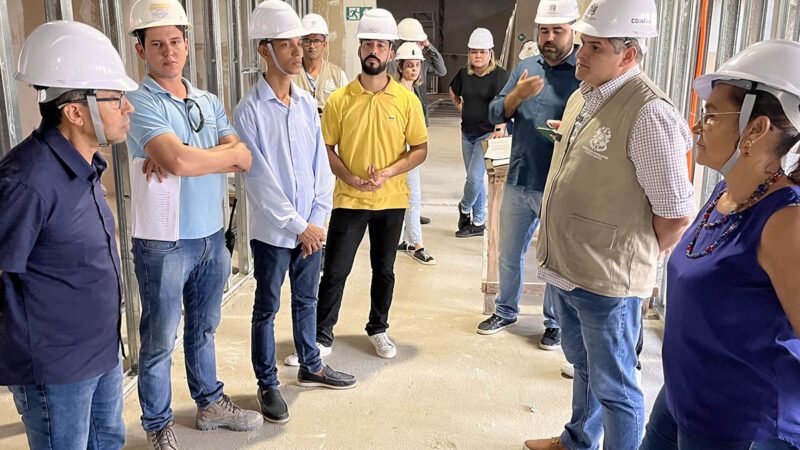 Coinfra visita obras do Complexo Norte de Saúde