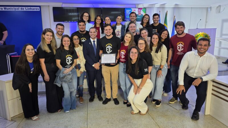 Sessão Solene em Linhares reforça o protagonismo jovem no Dia Nacional da Juventude