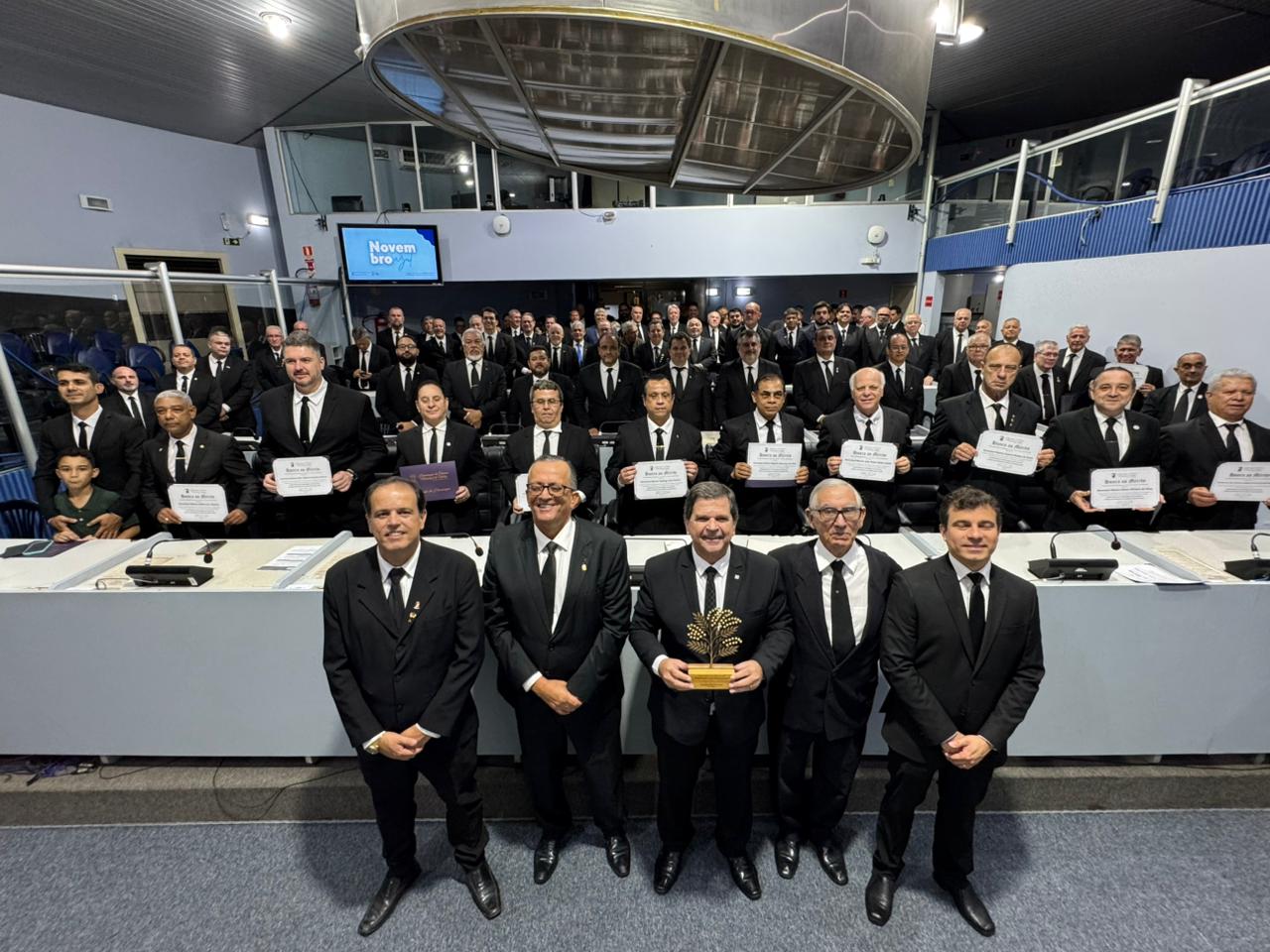 Vereador Luiz Emanuel presta homenagem aos 55 anos da Maçonaria Capixaba