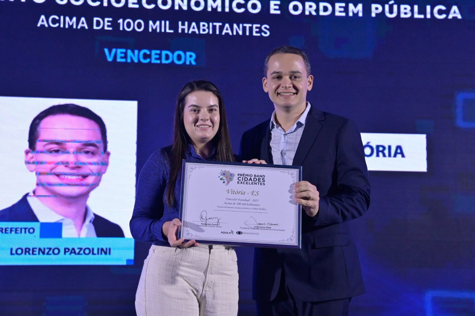 Gestão Pazolini leva Vitória ao topo e cidade conquista cinco prêmios em evento nacional