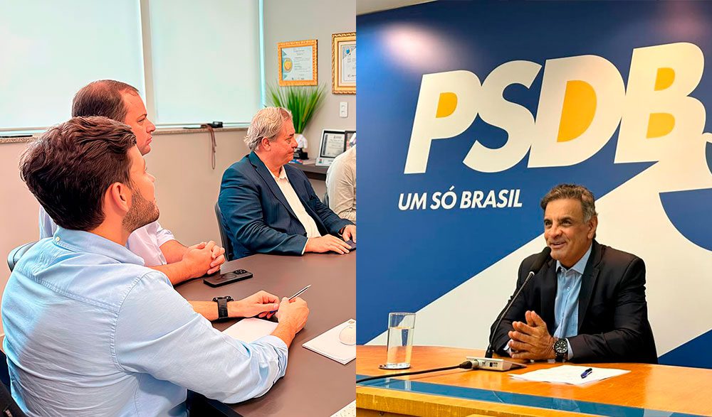 Aécio chancela pré-candidatura de Arnaldinho pelo PSDB ao Governo do Estado