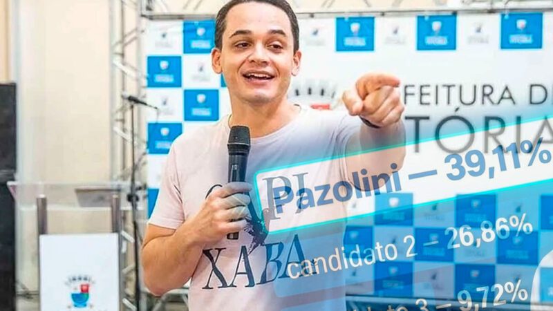 Nova pesquisa confirma liderança de Lorenzo Pazolini na disputa ao Governo do ES