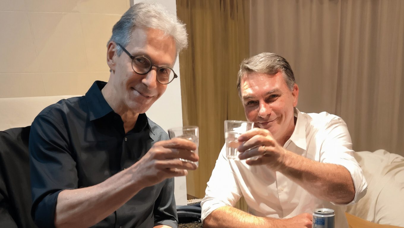 Após pesquisa, Zema e Flávio Bolsonaro sinalizam aliança para 2026