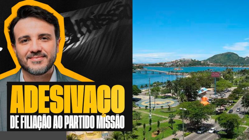 Partido Missão realiza adesivaço de filiação em Vitória e amplia movimentação política no Espírito Santo