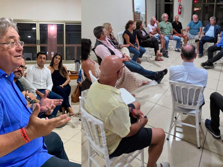 Em reunião com apoiadores, Luiz Paulo defende foco em questões locais no debate eleitoral