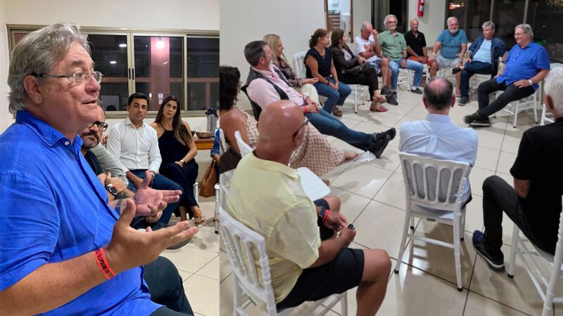 Em reunião com apoiadores, Luiz Paulo defende foco em questões locais no debate eleitoral