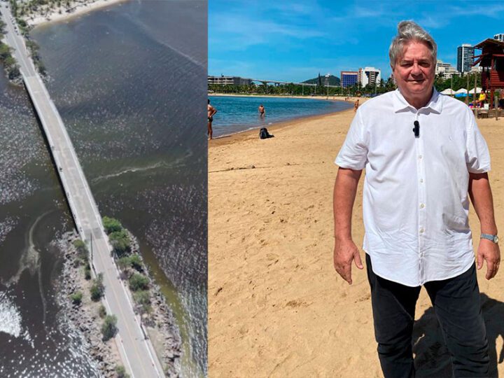 Luiz Paulo entra na polêmica sobre mancha na praia e defende novo modelo de saneamento