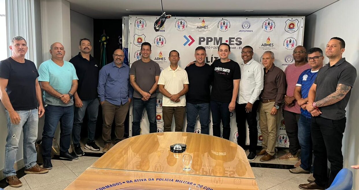 Lorenzo Pazolini é recebido e dialoga com representantes do PPM( Projeto Político Militar )