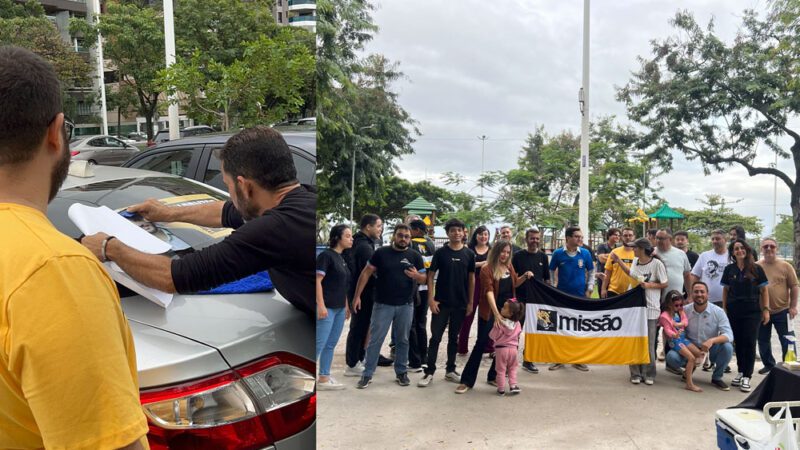 Adesivaço do Partido Missão surpreende Vitória e fortalece pré-candidatura de Breno Barcelos ao Governo do ES