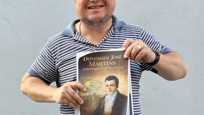 Livro resgata trajetória de Domingos José Martins e recoloca herói capixaba no centro da história do Brasil