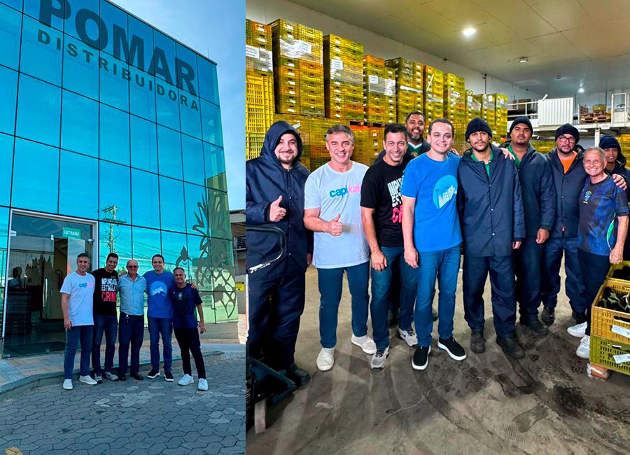 Lorenzo Pazolini visita empresa Pomar, em Viana e destaca importância da iniciativas que geram empregos no Espírito Santo