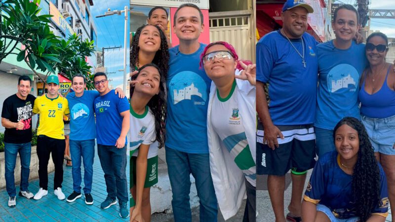 Pazolini participa das comemorações pelos 136 anos de Cariacica e recebe acolhida calorosa da população