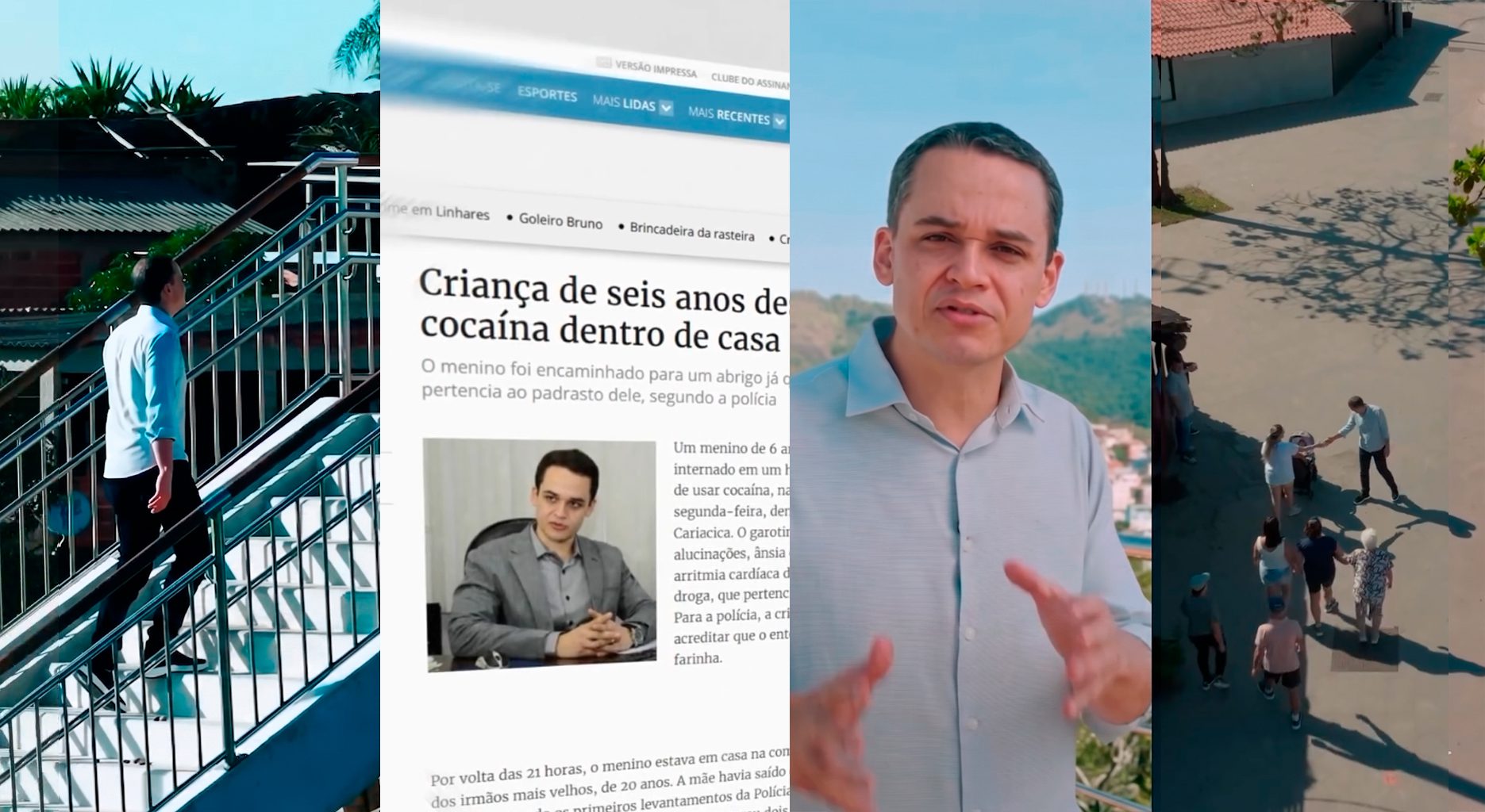 Vídeo de Pazolini aposta em trajetória pessoal e reforça narrativa de preparação para governar o Espírito Santo