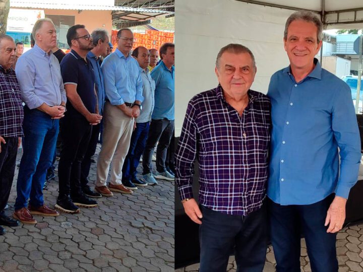 Sérgio Borges participa da celebração dos 49 anos da Ceasa e reencontra lideranças do setor em Cariacica