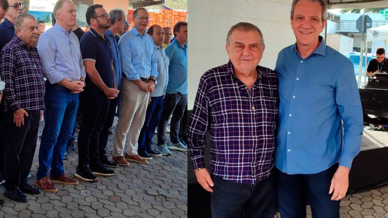 Sérgio Borges participa da celebração dos 49 anos da Ceasa e reencontra lideranças do setor em Cariacica