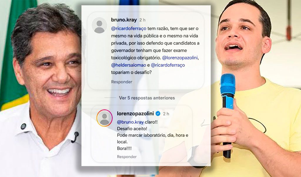 Internauta Desafia Candidatos ao Governo do ES a ‘Exame Toxicológico’ Após Declaração de Ricardo Ferraço