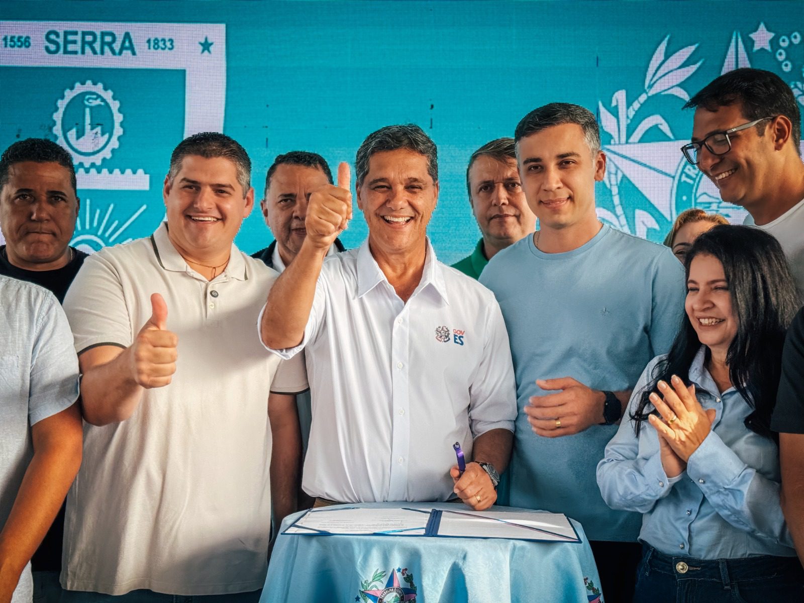 Ricardo Ferraço inaugura ciclovia e autoriza quase R$ 50 milhões em novas obras na Serra