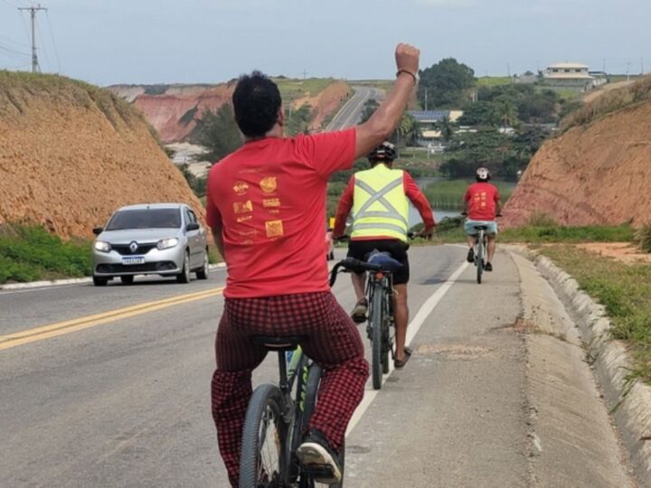 Pedal Antipetroleiro questiona portos e indústria fóssil no ES