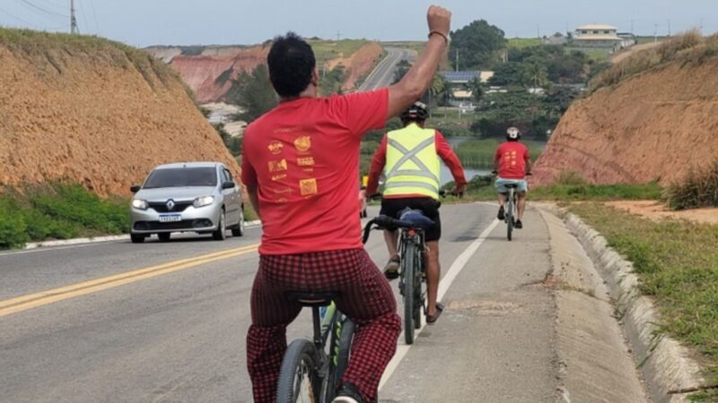 Pedal Antipetroleiro questiona portos e indústria fóssil no ES