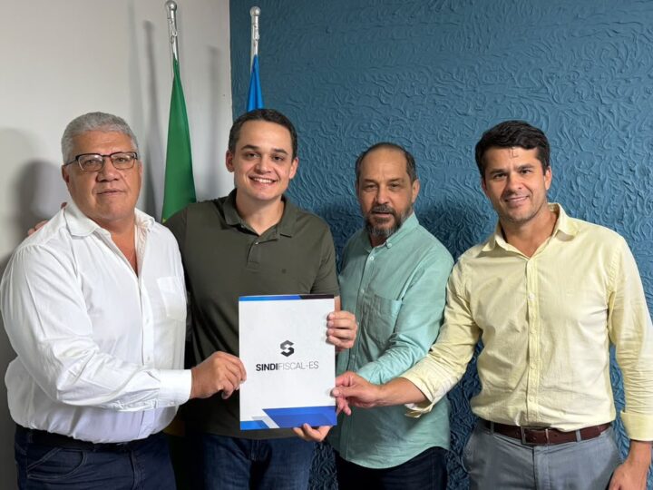 Pazolini se reúne com representantes do Sindifiscal-ES e recebe sugestões para fortalecer a Administração Tributária estadual