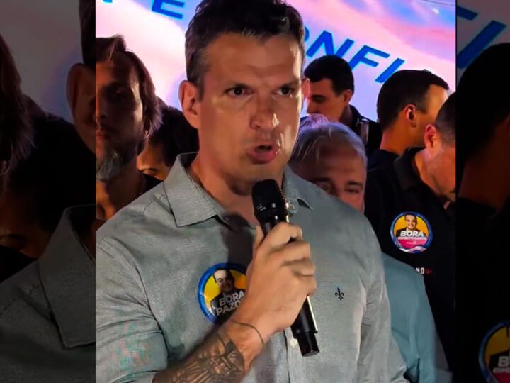 Delegado Romualdo emociona convenção do Republicanos com discurso sobre segurança pública e combate ao crime organizado