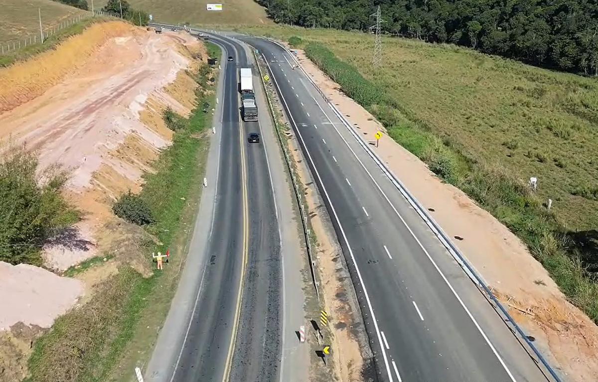 Duplicação da BR-101 em Anchieta ganha 5,5 km neste sábado