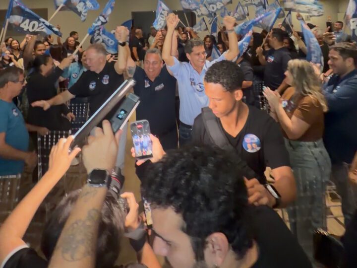 Rafael Pacheco mostra prestígio e força política em lançamento com Ricardo Ferraço e Renato Casagrande