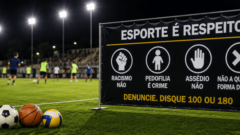 Eventos esportivos de Vitória terão mensagens contra racismo e abusos