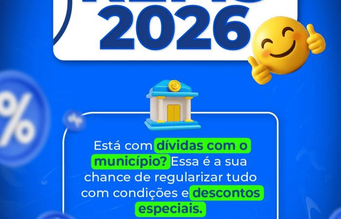 REFIS Vitória 2026 termina em 31 de agosto; veja condições