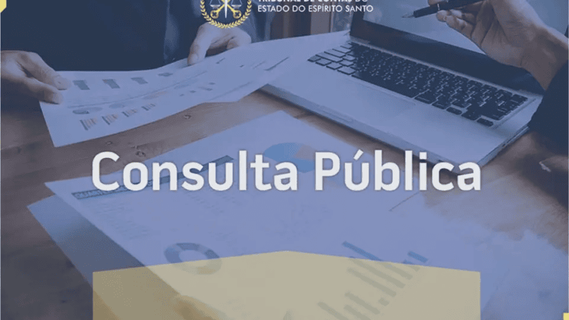 TCE-ES abre consulta pública sobre remessa Contratação