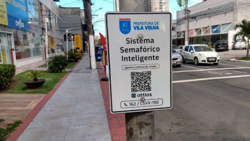 Vila Velha usa QR Code para agilizar reparos em semáforos
