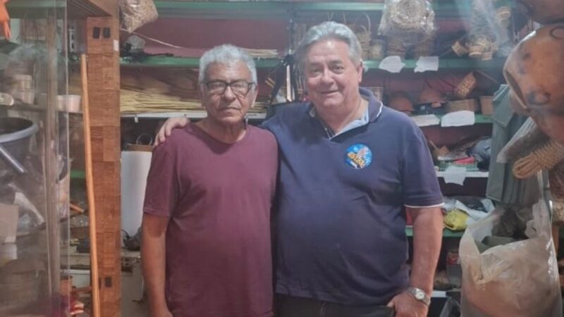 Vila Rubim abraça Luiz Paulo em caminhada pelo tradicional comércio de Vitória