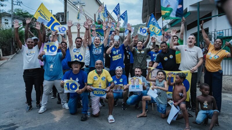 Pazolini percorre bairros de Cachoeiro e recebe manifestações de apoio nas ruas