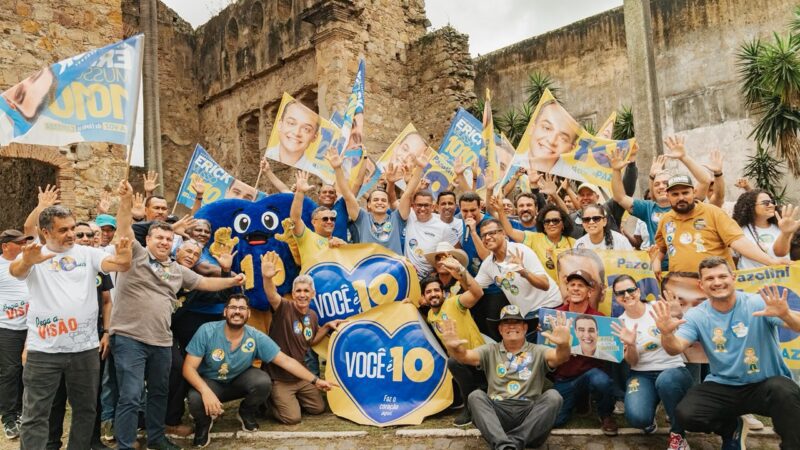 A campanha do coração chega a São Mateus e Pazolini é recebido com festa