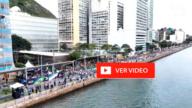 7 de Setembro coloca lideranças políticas lado a lado durante desfile na capital capixaba