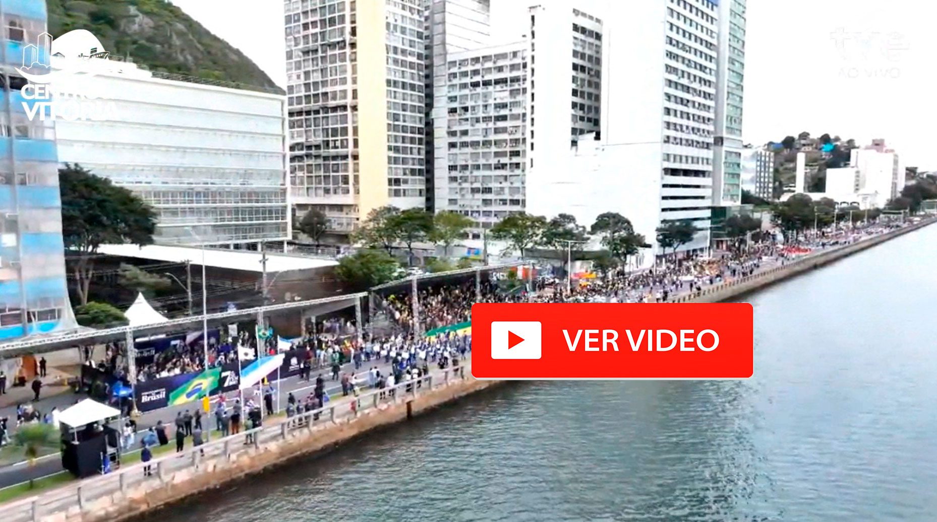 7 de Setembro coloca lideranças políticas lado a lado durante desfile na capital capixaba