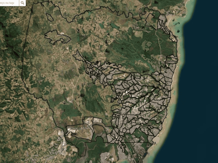 Novo mapa da Serra permite consultar áreas de risco e medir terrenos