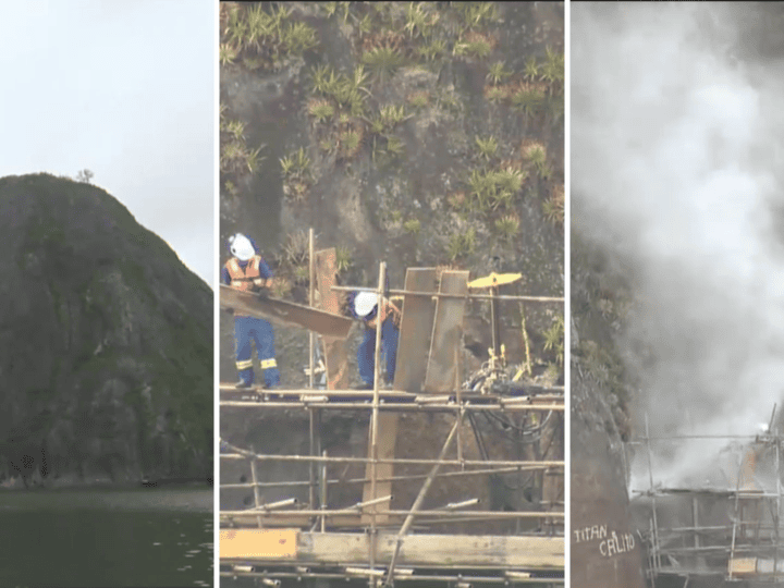 Secretaria de Cultura manda parar obra sem autorização no Morro do Penedo