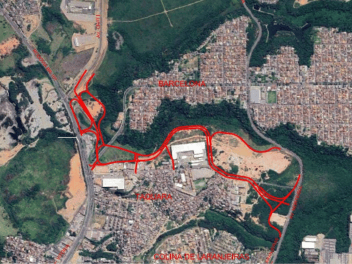 Serra licita nova via para tirar caminhões pesados de Laranjeiras