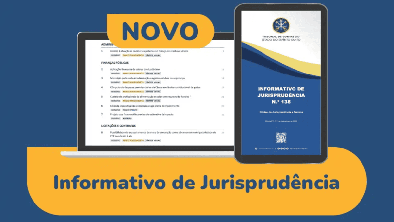 TCE-ES muda formato do Informativo de Jurisprudência